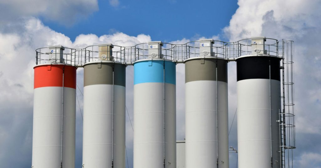 Photo of silos